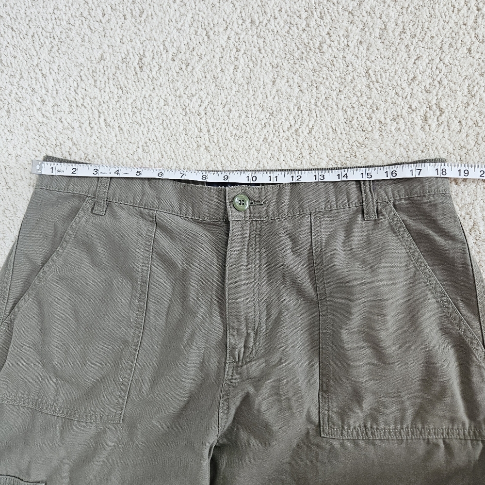 Aeropostale Cargo Pants Womens XL Green Utility Baggy Loose Y2K Relaxed Grunge - Picture 3 of 10